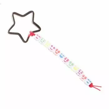 50 шт. 6 мм квадратные улыбающееся лицо свободные бусины DIY ремесла для изготовления ювелирных изделий ожерелье браслет оптовая продажа кулон 6mm 50Pcs