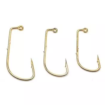 50 шт., 90 градусов, DIY крючок с головкой Aji, мини-рыболовные крючки в стиле рок, 32891, утонченность для мягкой приманки-червяка, двойные зазубрины 4#