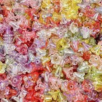 50 шт. акрил 12*11,5 мм DIY Ожерелье Браслеты Серьги Ипомея свободные бусины Изготовление ювелирных изделий
