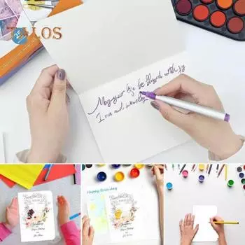 50 шт. акварельных открыток с конвертами складные акварельные поздравительные открытки своими руками для художественной живописи приглашения благодарственные письма Sets