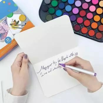 50 шт. акварельных открыток с конвертами складные акварельные поздравительные открытки своими руками для художественной живописи приглашения благодарственные письма Sets