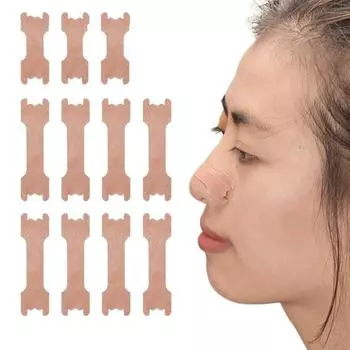 50 шт. эластичные дышащие носовые полоски физическая вентиляция остановить храп носовой пластырь дети 66x19mm