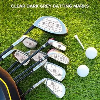 50 шт. этикеток для гольфа с защитной лентой для улучшения точности и дальности удара по мячу для гольфа. Наклейка для удара по мячу для клюшек Iron Wood Fairway. D