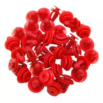 50 шт. автоматический крепежный зажим для дверных панелей крепежные зажимы пластиковые фиксированные зажимы для всех автомобильных крепежных деталей для внутренней отделки автомобиля фиксированные зажимы зелёный