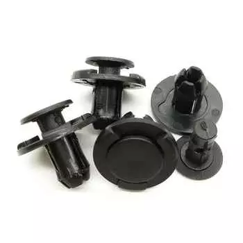 50 шт. автомобильные пластиковые заклепки-заклепки, автоматический крепеж, винтовой фиксатор, автоматический крепеж для переднего бампера Honda Toyota, зажимы для крыла