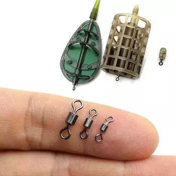 50 шт. аксессуары для ловли карпа, быстросменные поворотные бусины для метода кормушки для ловли карпа, снасть для чод-снаряжения Ronnie Rig