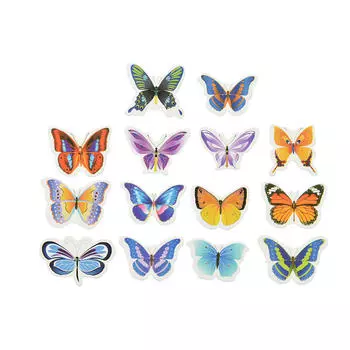 50 шт. бабочки на свадьбу, день рождения, рисовая вафельная бумага, кекс, топперы для торта 50 pcs