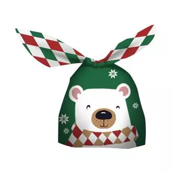 50 шт. Backverpackungsbeutel Karton mit Hasenohr fr Partydekorationszubehr C