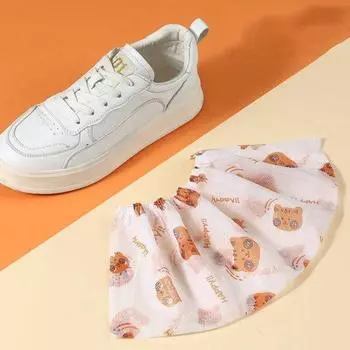 50 шт. бахилы нескользящие с рисунком из мультфильма эластичные защитные бахилы для рта износостойкие высокоэластичные защитные напольные покрытия утолщенные одноразовые с рисунком из мультфильма