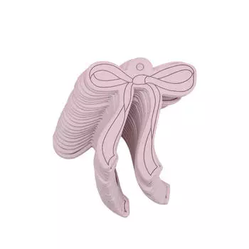 50 шт. бантов для кексов, подходят для девочек, дней рождения, годовщин, бантов, украшений для тортов на день рождения, тематических украшений для тортов One Size розовый