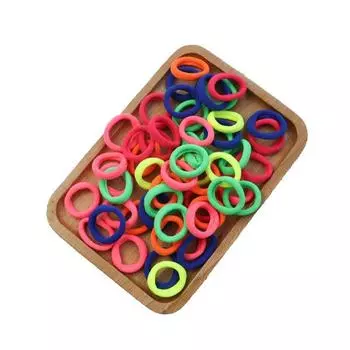 50 шт., базовые ленты для волос для женщин и девочек, 4 см, простые однотонные эластичные повязки на голову, веревки для волос, завязки, аксессуары для волос, держатель для хвоста