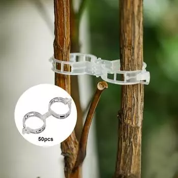 50 шт., без вреда для растений, зажим для виноградной лозы, практичный садовый подвесной держатель для ветвей растений, экономящий трудозатраты