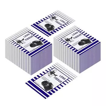50 шт. / Бумага для протирки линз 10 * 15 см, большая бумага для протирки линз, однозеркальный микроскоп, код