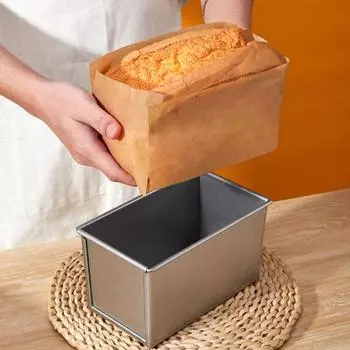 50 шт. бумага для выпечки с антипригарным покрытием, жиронепроницаемая бумажная форма для хлеба, пищевая подставка для выпечки торта, хлеба, выпечки, кондитерских изделий L белый