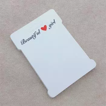 50 шт. бумажные карточки для колец для волос, этикетка для показа на голове, этикетка для упаковки аксессуаров для волос, этикетка для упаковки головных уборов onesize