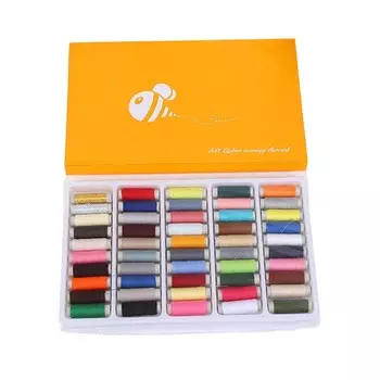 50 шт., бытовая швейная машина, ручная швейная нить, маленький рулон, ручная игольная нить 402, швейная нить, принадлежности для вышивания, сделай сам