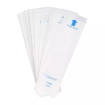 50 шт. чехол для зонда термометра полиэтиленовая пленка бумага 9,5x2,5 см одноразовый точный надежный термометр