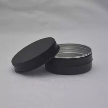 50 шт. черного цвета, алюминиевая банка 30 мл, алюминиевая жестяная банка 30 г, косметическая банка 30 мл, банка для крема 30 г