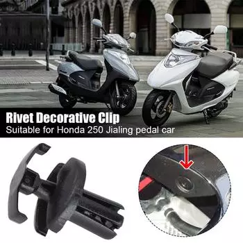 50 шт. черные пластиковые зажимы для бампера автомобиля, пряжка для внутренней отделки, дверная обшивка, фиксированный зажим для Toyota 90683-GAZ-003