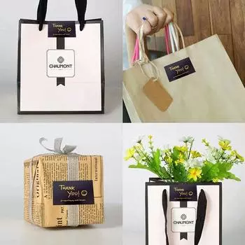 50 шт. черных визитных карточек «Спасибо за заказ», подарочные бизнес-открытки