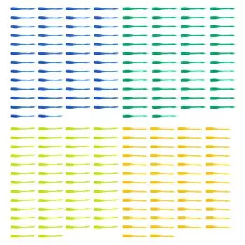 50 шт. червей-приманок 45 мм мягкие рыболовные черви для баса форели рыболовные принадлежности Blue