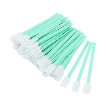 50 шт., чистящий инструмент, чистящие палочки с пенопластовым наконечником, эко-растворителем