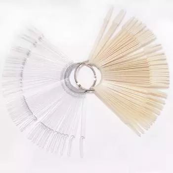 50 шт. цветная демонстрационная доска изысканный дизайн ногтей изготовление мини полезных шаблонов маникюра своими руками для салона C естественный