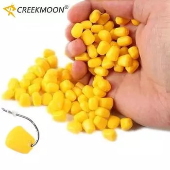 50 шт. Цветные приманки для карпа с ароматом, приманка для амура со вкусом кукурузы, мягкие пеллеты, приманка с ароматом сливочной кукурузы для рыбалки