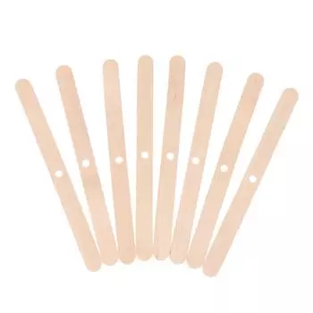 50 шт. деревянные держатели для свечей и свечей для изготовления свечей коричневый древесины