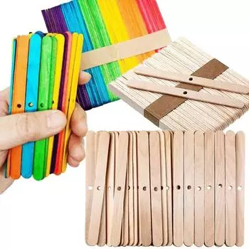 50 шт. деревянных подставок для фитиля свечей, инструмент для изготовления свечей, цветной деревянный подставок для фитиля свечей, экологический подсвечник, фиксатор, инструмент для смешивания