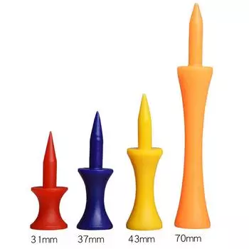 50 шт. держатель для мячей для гольфа более устойчивый пластиковый замок для гольфа для спортивной площадки FR 30mm красный