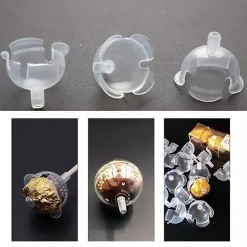 50 шт. держатель для шоколадных шариков чехол для цветов конфетный шарик букет сделай сам фиксированная основа 4X4X3.8cm