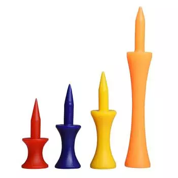 50 шт. держатель мяча для гольфа более стабильные пластиковые замковые футболки для гольфа для спортивной площадки 30mm красный