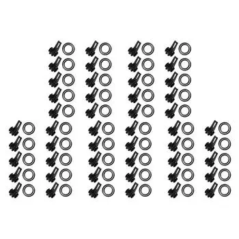 50 шт. держатель рыболовных крючков для удочек, держатели для приманок (черный) Делавэр