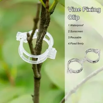 50 шт. держатель ветки растения, устойчивый к атмосферным воздействиям, защита от солнца, водонепроницаемый, экономящий труд, цветочный урожай, виноградные растения