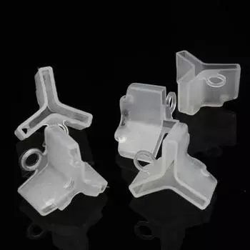 50 шт. держатели для рыболовных приманок тройные крючки чехлы колпачки рыболовные инструменты белый