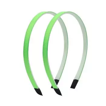 50 шт. Детские повязки на голову для девочек 10 мм однотонные с ленточной обмоткой, жесткие, детские аксессуары для волос, набор из 30 разных цветов Size fits all