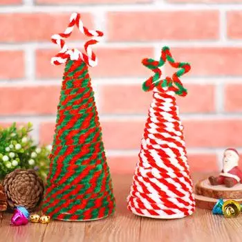 50 шт. DIY рождественские скрученные шерстяные полоски развивающие игрушки материалы ручной работы детские игрушки