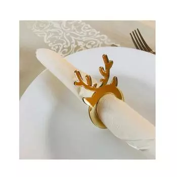 50 шт., домашние банкетные салфетки, круговые украшения, принадлежности для столовой, столовая посуда, кольца для салфеток в отеле, рождественские салфетки