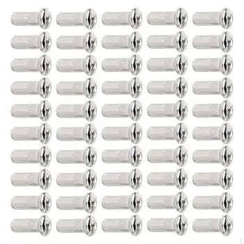 50 шт. дорожные колпачки на ниппели для велосипедных спиц Black 14mm