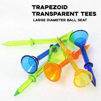 50 шт. двухслойные пластиковые футболки для гольфа, профессиональные сервировочные штифты с уменьшением трения, небьющиеся 85 мм, футболки разного цвета, тренировочный мяч для гольфа 50pcs