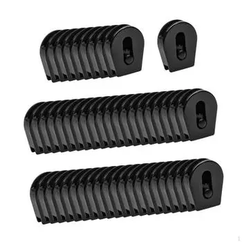 50 шт. E-образный хомут для ремня, замки, концы, фиксаторы, простая установка, натяжитель Small