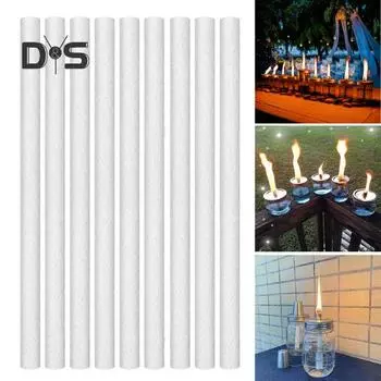 50 шт. фитиль для фонарей из стекловолокна сменные фитили долговечные чистые горящие фитиль для фонарей бутылки 25cm