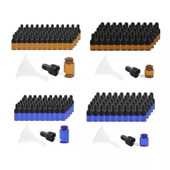 50 шт. флаконов для эфирных масел, мини-флаконы для образцов, мини-флаконы для капельниц