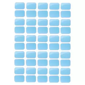 50 шт. гелевые листы для тренировки мышц живота, сменные аксессуары для тренажера для мышц живота