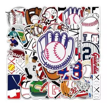 50 шт. граффити-наклейки DIY креативные водонепроницаемые мультяшные футбольные дизайны компьютерные наклейки разноцветный