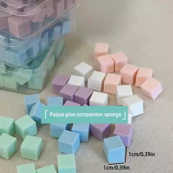 50 шт. губка градиентный нейл-арт штамп инструменты гель-лак цвет градиент кисть блестящая пудра ручка для маникюра аксессуары