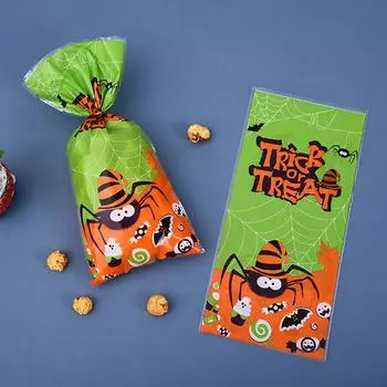 50 шт. Хэллоуин тыква призрак паук ведьма летучая мышь конфеты подарочный набор Trick or Life упаковочная сумка на Хэллоуин other