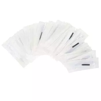 50 шт. иглы для микроблейдинга бровей, лезвия, тонкие лезвия для татуажа и перманентного макияжа