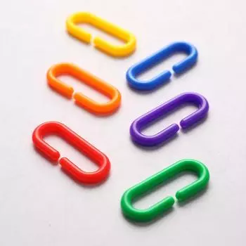 50 шт. игрушка-зажим для попугая C-Clip пластиковый крючок для африканских серых попугаев-конуре корелла